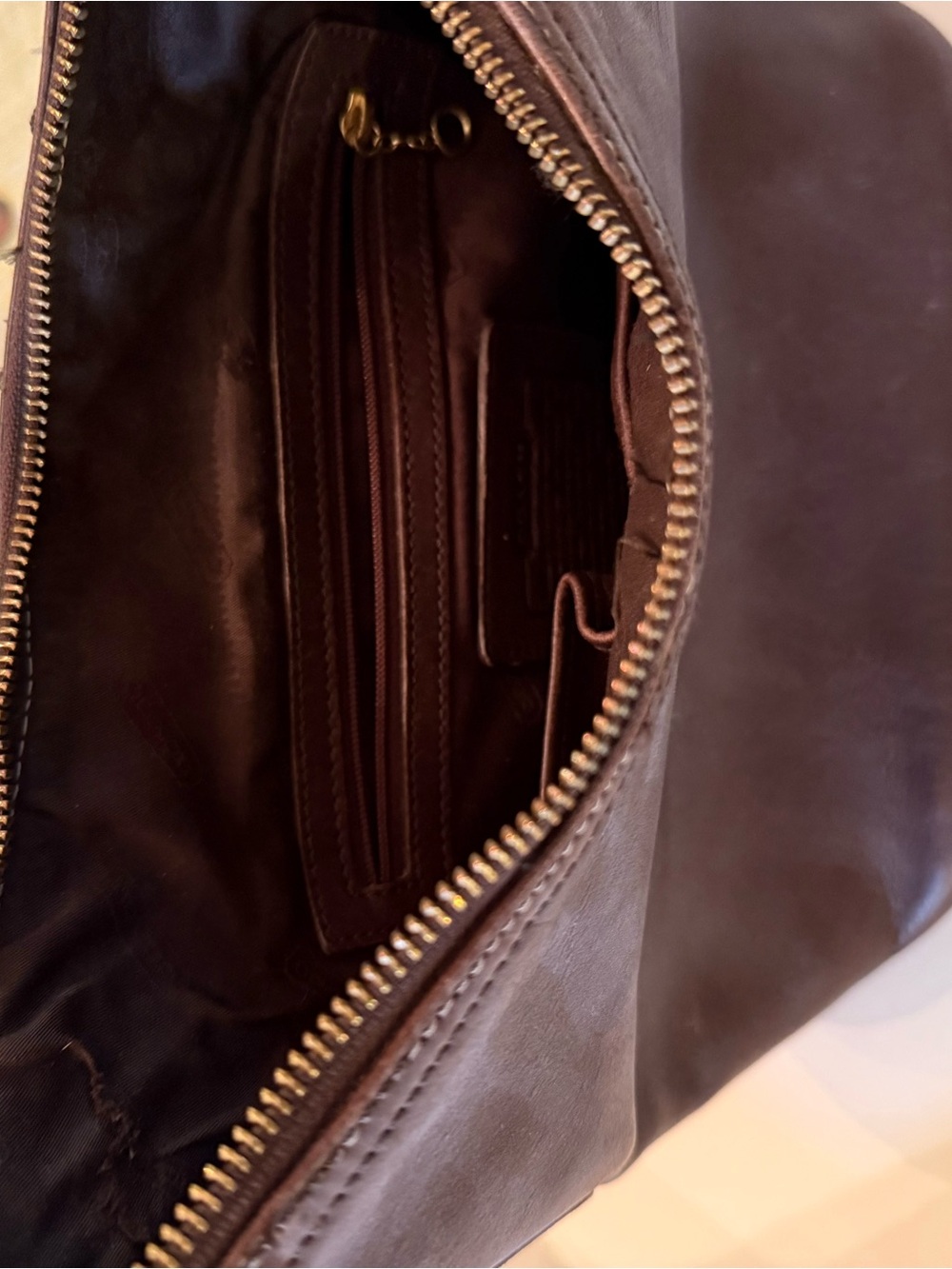 Vintage Coach Legacy West Hobo 9823 Leather Bag in Brown - Picture 6 of 7